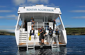 Яхта Roatan Aggressor. Дайв-платформа